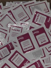 Lot of 100 Tandem Packs Polywater Type HP Cleaner Degreaser Solvent Wipes