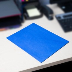 Extra-Large Folders with Pockets 9 x 12 Inches Light Blue Pack of 25