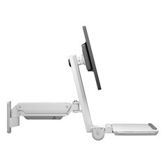 NEW Mount Plus MED02 Medical Wall Mount Workstation with Folding Keyboard Tray..
