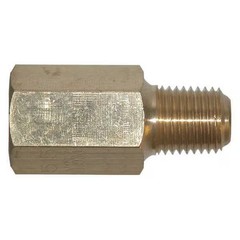 Pressure Gauge Snubber, 0 to 10,000 psi psi, 1/4 in NPT, Lead Free Brass Case
