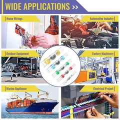340PCS Solder Seal Sleeve Heat Shrink Wire Connectors Waterproof Terminals kits