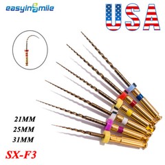 Endo Rotary Files Easyinsmile Dental X-Pro Gold Taper NITI Endodontic Files