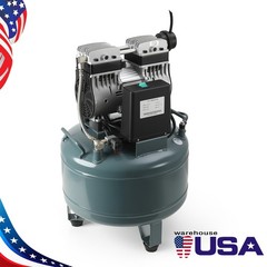 40L Portátil Compresor de aire silencioso médico dental libre de aceite 800W