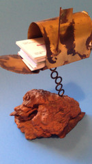 COPPER MAILBOX BUSINESS CARD HOLDER – FROM PACIFIC COAST HWY, CA. GENERAL STORE