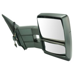 2011-2017 Ford Expedition Power Heated Puddle Light Tow Textured Black Mirrors