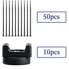 60 Pieces Magnetic Zip Tie Mount Multipurpose Cable Holder Magnets Bases