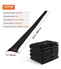 VEVOR Flood Barriers, Water Activated Dam Bags 8-Pack – 16.4ft x 6in each