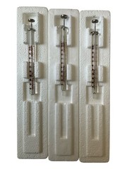 Lot of 3 HAMILTON Microliter Syringes NON-Medical Use, No Needles #710, #1710