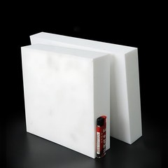 PTFE Sheet Plate Hard Plastic Panel High Temperature Thick 2mm-30mm White/Black