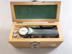 Barber-Colman Impressor 934-1 Barcol Hardness Tester Wood Case Test Block Points