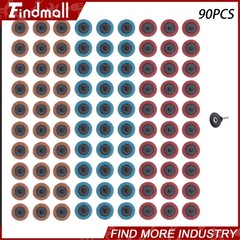 Findmall 90 Pcs 2″ Fine Medium And Coarse Torque Sanding Discs with 1/4″ Holder