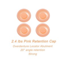 US 8Pcs Overdenture Retention Cap Inserts Set for Locator Abutment
