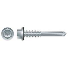 #12 x 1-1/2″ HWH STRONG SHIELD S/D SCREWS w/BONDED WASHER 2,500ct | HA52C