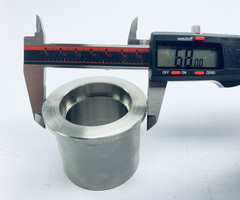 Lot of 4 Stainless Steel 47mm x 47mm Butt Weld Adapter