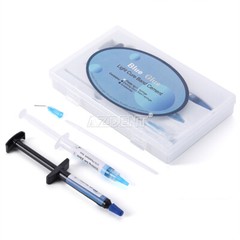 Dental Orthodontic Adhesive Light Cure Band Cement Shade Blue Glue Intra Kit USA