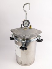Fibre Glast 2.5 Gallon Resin Trap Vacuum Infusion Catch Pot, Lid Clamp 1500-A