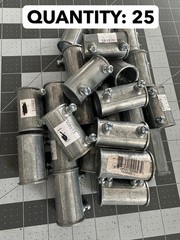 NOS 25-PACK LOT NEER TC-501 Set scew EMT Fitting connector Conduit 3/4″ coupling