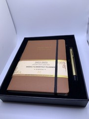 Modern Mercantile Planner 2022-2023 – 5.8″ x 8.3″ Jan 2022 – June 2023 Monthl…