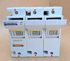 🤠 BUSSMANN MODULAR FUSE HOLDER CH60J31 EASY ID 60 AMP 600 VAC CLASS J FUSES
