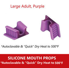 DENTAL MOUTH PROP BITE BLOCKS CHILD ADULT Medium XLarge Large Small LATEX FREE
