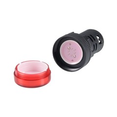 10sets AC/DC 110V Indicator Lights Red Green LED Flush Panel Mount 7/8″ 22mm