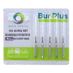 Wave Dental Carbide Surgical Bur Latch RA SURG Burs 26mm Round Straight Fissure
