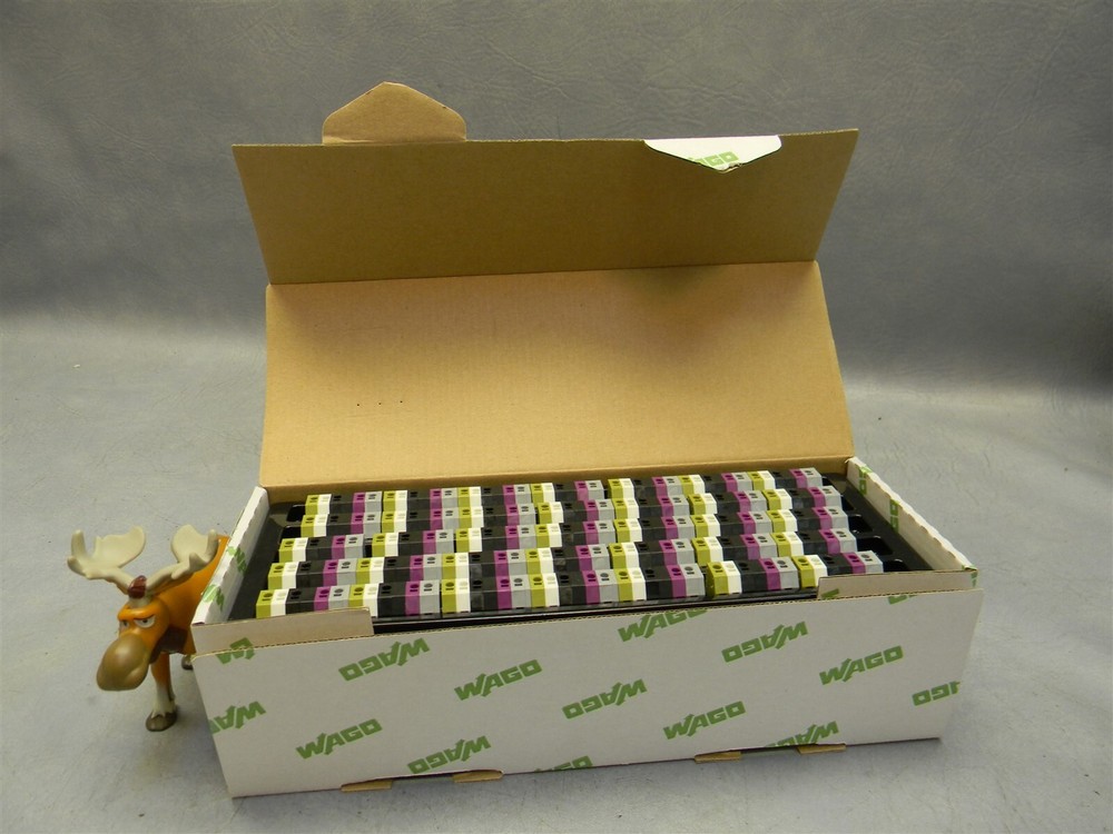 Wago 253-003 6 Pole Terminal Block Connector Box of 140