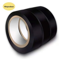 3PCS Black Electrical Tape: Flame Retardant & Waterproof, 0.62 in X 49 ft