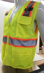 FX Two Tone High Visibility Reflective Yellow Safety Vest (XSmall-5XL)