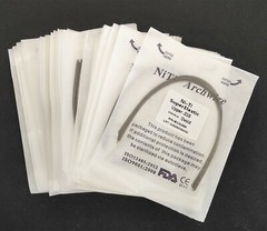10Packs Dental Niti Arch Wires Round Super Elastic Oval Orthodontics Arcs