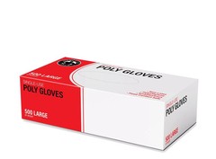 1000 Poly Gloves – Large – Single Use – Food Grade Safe – FREE shipping…