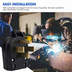 NEMA 14-50P Plug, 4 Prong Dryer/Range Oven Stove Angle Plug, 30-50 Amp 125/250V*