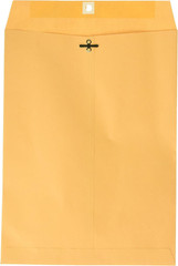 Clasp Envelopes 9X12 4 Pk Heavy Kraft Brown Sturdy Way To Send Important Docs