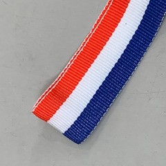 (100 PACK) Lanyard Red White Blue 17″ Gold Hook