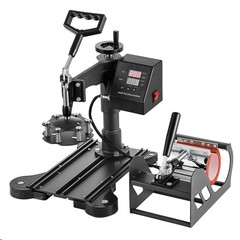 8 in 1 Heat Press Transfer Machine 12″X15″ T-Shirt Mug Hat Plate Cap Swing Away