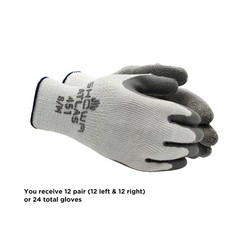 451 Insulated Work Gloves Latex Coated with Rough Grip for Winter Construction