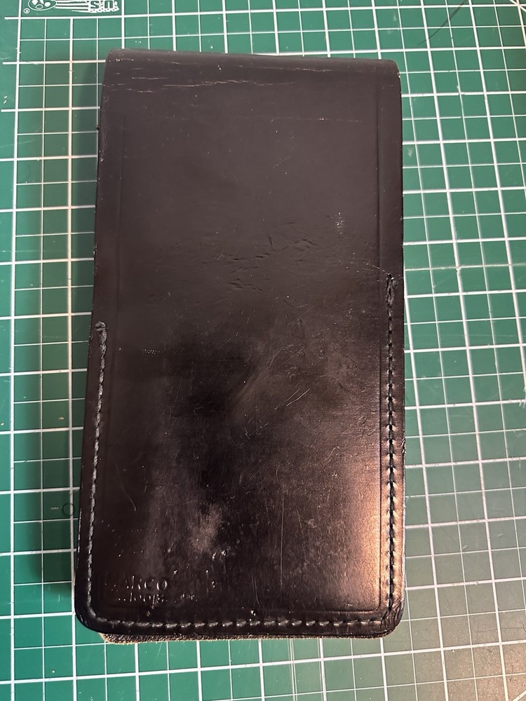 MARCO NY 10013 Leather 3 Ring Notebook Cover Pad Memo Book Binder Police Notes