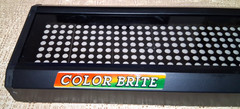 Good Used COLOR-BRITE SW-214CR Lighted Multi-color Scrolling Sign 26″ x 4″