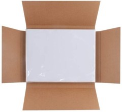100 Full Sheet Shipping Labels 8.5×11 Self Adhesive Blank Paper for Laser/Inkjet