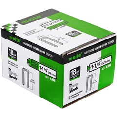 18 Gauge 1-1/4 Inch Narrow Crown Staples 4000 Pieces Heavy Duty Galvanized Steel