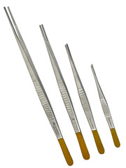 NEW GERMAN GRADE DEBAKEY ARTERY ATRAUMATIC TISSUE VASCULAR FORCEP GOLD HANDLE