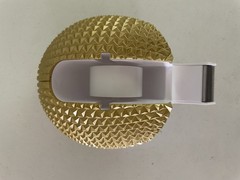 Scotch Hedgehog Tape Dispenser Gold Geometric 3M Fun Novelty Desk Top Modern