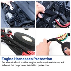 Electrical Wiring Loom Adhesive Tape Car Engine Noise Dampening Insulation Tape