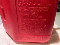 Blitz Pre-Ban 2 Gallon 8oz Easy Pour Self-Venting Gas Can MODEL # 50810 Free Sh