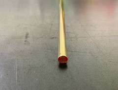 1/4″ .25″ C360 Brass Solid Round Bar Rod H02 14″ 2 Pieces
