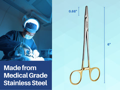 Mayo Hegar Needle Holder Driver 6 inches with Tungsten Carbide ARTMAN