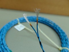 10 feet 24 AWG Silver Plated Copper Polyimide Film Kapton Wire Twisted Pair SPC