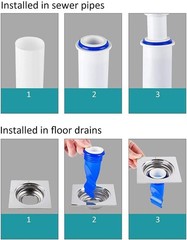 Environmentally Friendly Adjustable Drain Trap – Compact 4cm Backflow Preventer