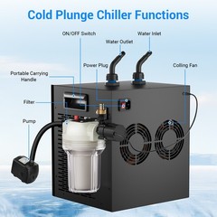 Pro Water Chiller Cold Plunge Ice Bath Chiller Cooler with Built Filter and Pump