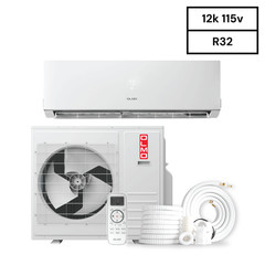 OLMO Sierra 12,000 BTU 115V 1 Ton Mini Split AC & Heat Pump 18 SEER 16ft Kit